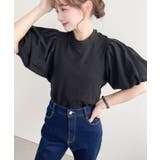 バックリボンパフスリーブ半袖Tシャツ | moment+ | 詳細画像11