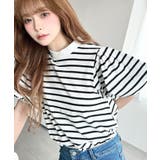 バックリボンパフスリーブ半袖Tシャツ | moment+ | 詳細画像16