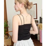 TCカットテレコリブシャーリングダブルストラップキャミソール | moment+ | 詳細画像18 