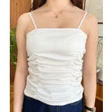 TCカットテレコリブシャーリングダブルストラップキャミソール | moment+ | 詳細画像7 