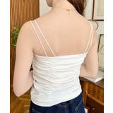 TCカットテレコリブシャーリングダブルストラップキャミソール | moment+ | 詳細画像9 