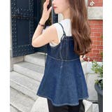 ライトオンスデニムダブルジップペプラムキャミ | moment+ | 詳細画像11 