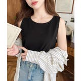 無地＆ボーダーラウンドヘムタンクトップ | moment+ | 詳細画像25 