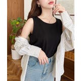 無地＆ボーダーラウンドヘムタンクトップ | moment+ | 詳細画像27 