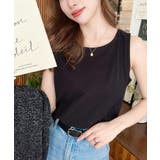 無地＆ボーダーラウンドヘムタンクトップ | moment+ | 詳細画像31 