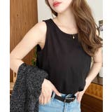 無地＆ボーダーラウンドヘムタンクトップ | moment+ | 詳細画像33 