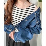 無地＆ボーダーラウンドヘムタンクトップ | moment+ | 詳細画像46 