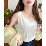 無地＆ボーダーラウンドヘムタンクトップ | moment+ | 詳細画像6 