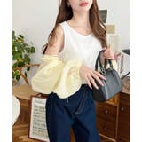 無地＆ボーダーラウンドヘムタンクトップ | moment+ | 詳細画像7 