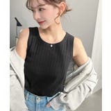 綿100%ワイドリブ.クルーネックタンクトップ | moment+ | 詳細画像25