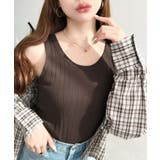 綿100%ワイドリブ.クルーネックタンクトップ | moment+ | 詳細画像34