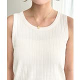 綿100%ワイドリブ.クルーネックタンクトップ | moment+ | 詳細画像8