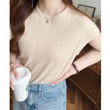 ワイドリブ.フレンチスリーブTシャツ 綿100% | moment+ | 詳細画像26