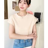 フレンチスリーブTシャツ | moment+ | 詳細画像5
