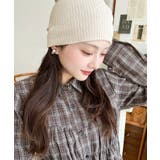リブ編みニット帽 | moment+ | 詳細画像2 