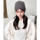 リブ編みニット帽 | moment+ | 詳細画像48 