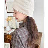 リブ編みニット帽 | moment+ | 詳細画像5 