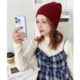 リブ編みニット帽 | moment+ | 詳細画像54 