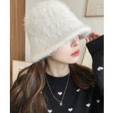 シャギーバケットハット | moment+ | 詳細画像2