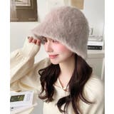 ベージュ | シャギーバケットハット | moment+