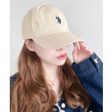 U.S.POLO ASSN. ワンポイントロゴ刺繍キャップ | moment+ | 詳細画像2 