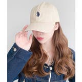 U.S.POLO ASSN. ワンポイントロゴ刺繍キャップ | moment+ | 詳細画像3 