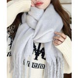 34色展開ボリュームフリンジマフラー | moment+ | 詳細画像11