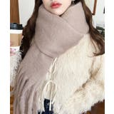 34色展開ボリュームフリンジマフラー | moment+ | 詳細画像22