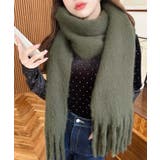 34色展開ボリュームフリンジマフラー | moment+ | 詳細画像28