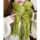 34色展開ボリュームフリンジマフラー | moment+ | 詳細画像31