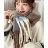 34色展開ボリュームフリンジマフラー | moment+ | 詳細画像38