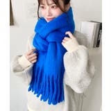 34色展開ボリュームフリンジマフラー | moment+ | 詳細画像45