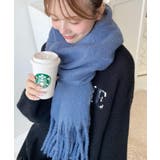 34色展開ボリュームフリンジマフラー | moment+ | 詳細画像46