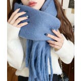 34色展開ボリュームフリンジマフラー | moment+ | 詳細画像48