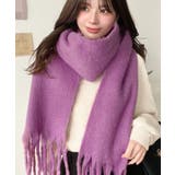 34色展開ボリュームフリンジマフラー | moment+ | 詳細画像51