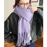 34色展開ボリュームフリンジマフラー | moment+ | 詳細画像52