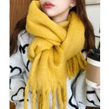 34色展開ボリュームフリンジマフラー | moment+ | 詳細画像55