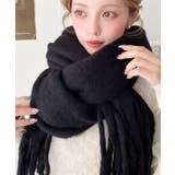 34色展開ボリュームフリンジマフラー | moment+ | 詳細画像6