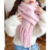 34色展開ボリュームフリンジマフラー | moment+ | 詳細画像72