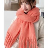 34色展開ボリュームフリンジマフラー | moment+ | 詳細画像74