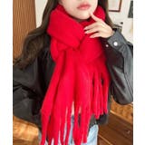 34色展開ボリュームフリンジマフラー | moment+ | 詳細画像76