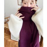 34色展開ボリュームフリンジマフラー | moment+ | 詳細画像79