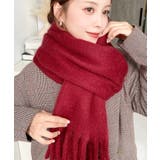 34色展開ボリュームフリンジマフラー | moment+ | 詳細画像83