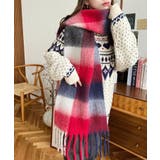 34色展開ボリュームフリンジマフラー | moment+ | 詳細画像85