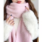 ピンク系その他 | 34色展開ボリュームフリンジマフラー | moment+