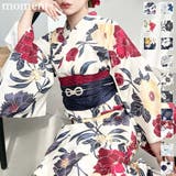 ＼豊富な13種類展開♪／浴衣3点セット（ゆかた＋帯2本） | moment+ | 詳細画像1 