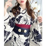 ＼豊富な13種類展開♪／浴衣3点セット（ゆかた＋帯2本） | moment+ | 詳細画像14 