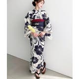 ＼豊富な13種類展開♪／浴衣3点セット（ゆかた＋帯2本） | moment+ | 詳細画像15 