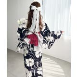 ＼豊富な13種類展開♪／浴衣3点セット（ゆかた＋帯2本） | moment+ | 詳細画像20 