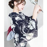 ＼豊富な13種類展開♪／浴衣3点セット（ゆかた＋帯2本） | moment+ | 詳細画像21 